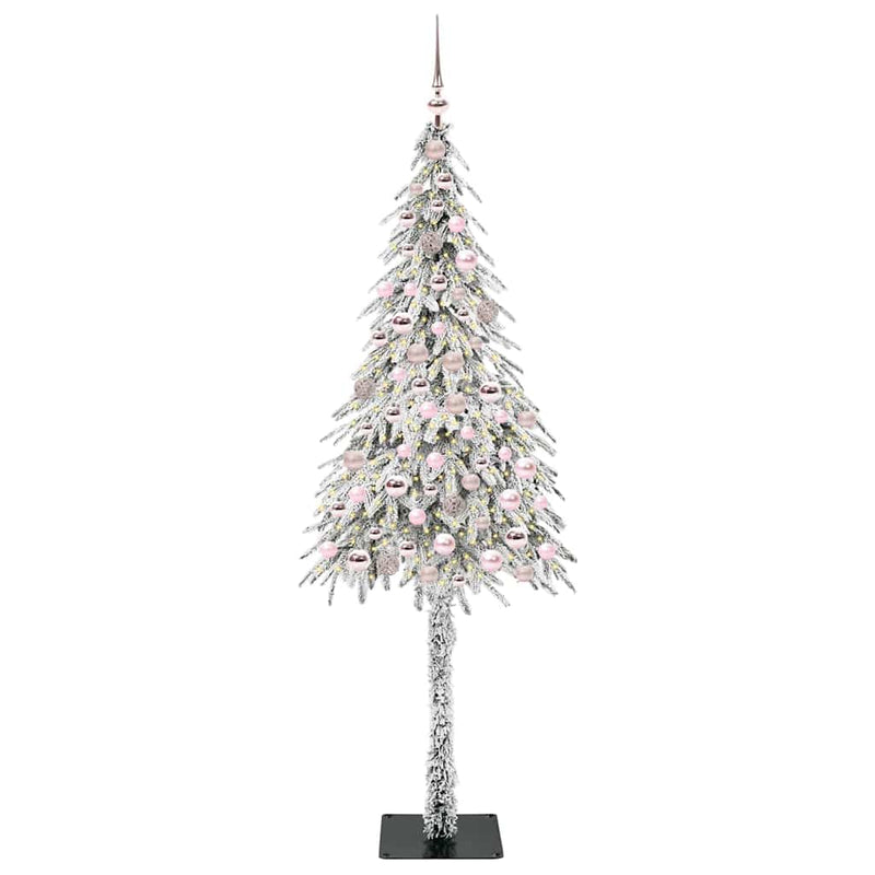 Load image into Gallery viewer, Vidaxl kerstboom met 300 led met standaard wit 210 cm pe en staal
