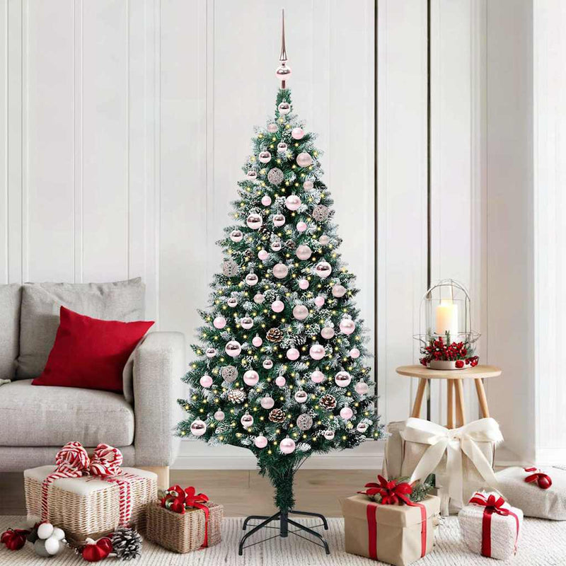 Load image into Gallery viewer, Vidaxl kunstkerstboom groen 180 cm pvc en staal en kunststof