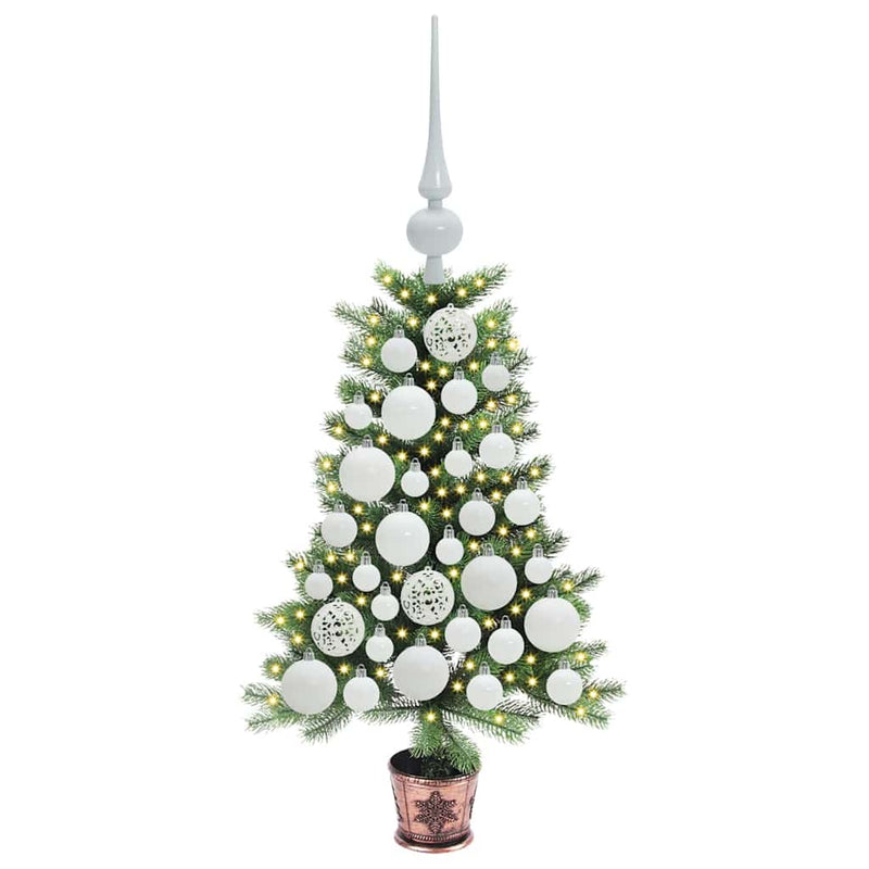 Load image into Gallery viewer, Vidaxl kerstboom met 150 led met standaard groen 65 cm pe