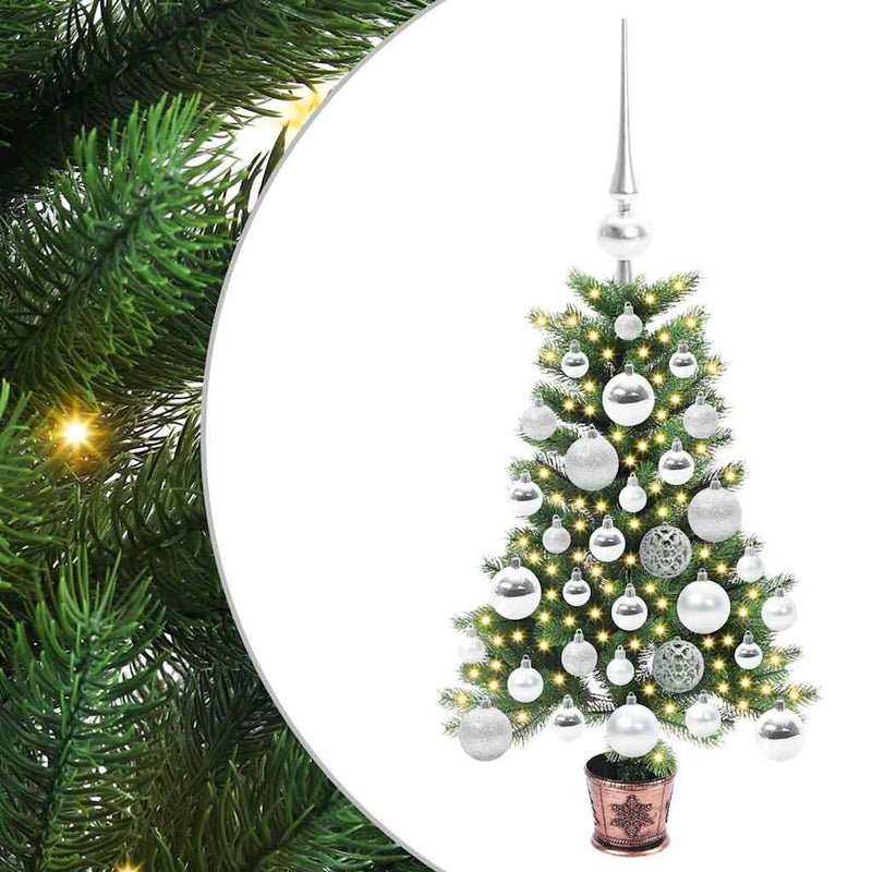 Load image into Gallery viewer, Vidaxl kerstboom met 150 led met standaard groen 65 cm pe