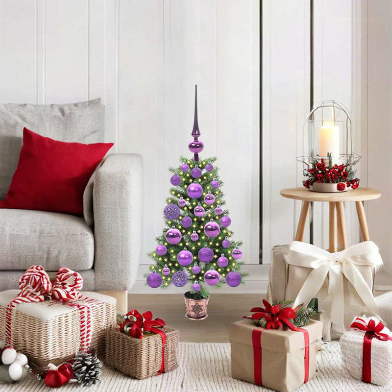 Load image into Gallery viewer, Vidaxl kerstboom met 150 led met standaard groen 65 cm pe