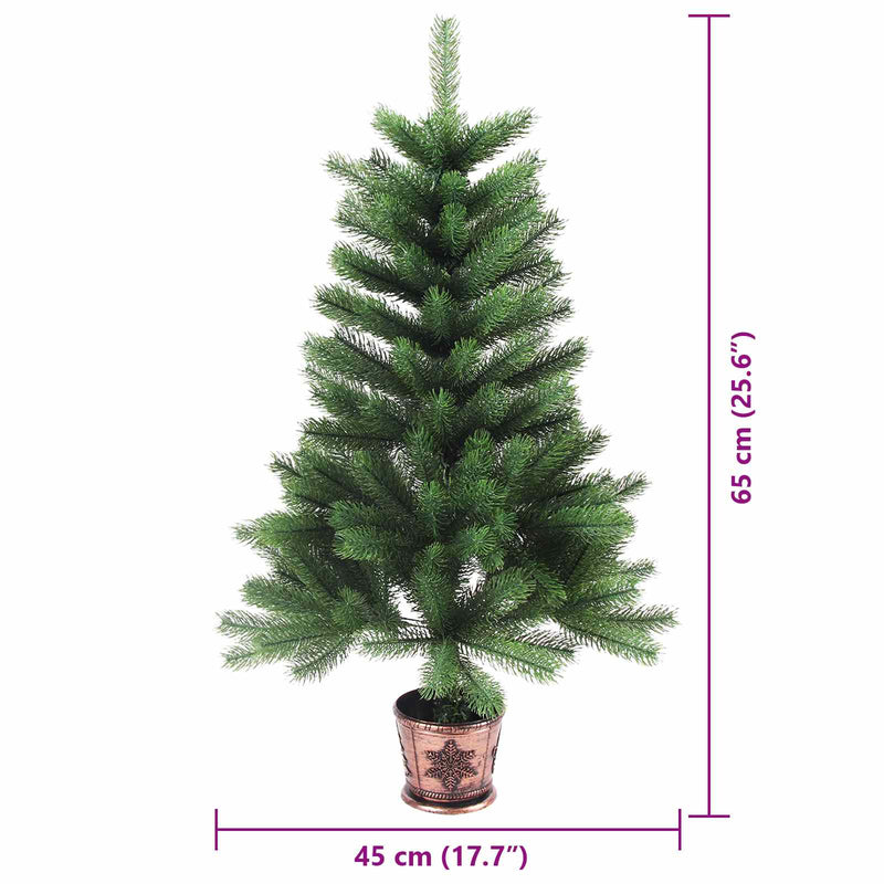Load image into Gallery viewer, Vidaxl kerstboom met 150 led met standaard groen 65 cm pe