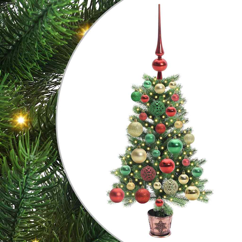 Load image into Gallery viewer, Vidaxl kerstboom met 150 led met standaard groen 65 cm pe