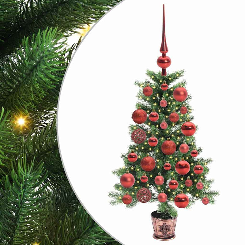 Load image into Gallery viewer, Vidaxl kerstboom met 150 led met standaard groen 90 cm pe