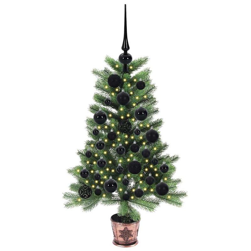 Load image into Gallery viewer, Vidaxl kerstboom met 150 led met standaard groen 90 cm pe