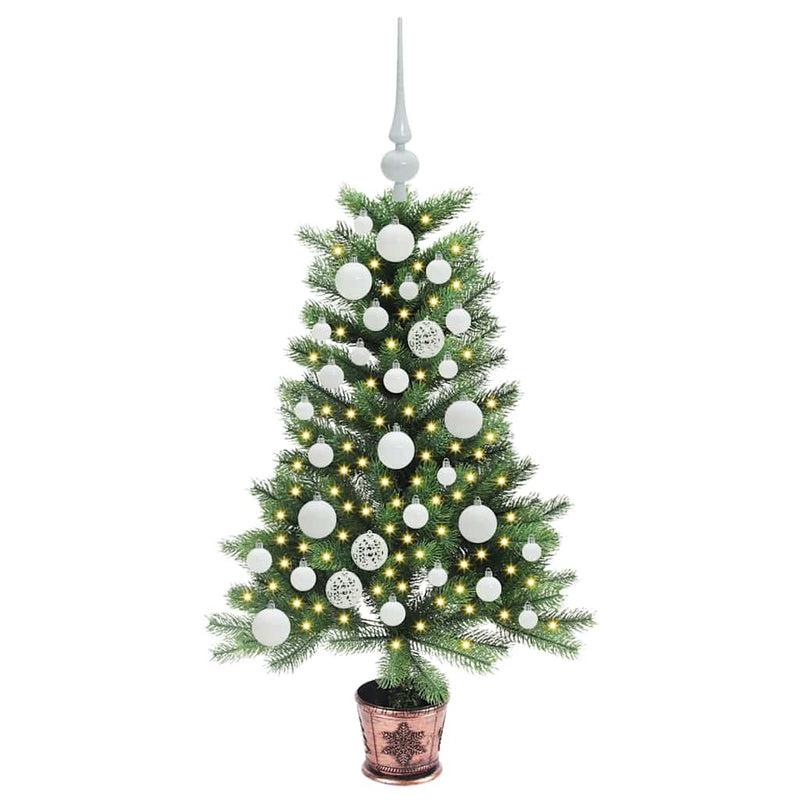 Load image into Gallery viewer, Vidaxl kerstboom met 150 led met standaard groen 90 cm pe
