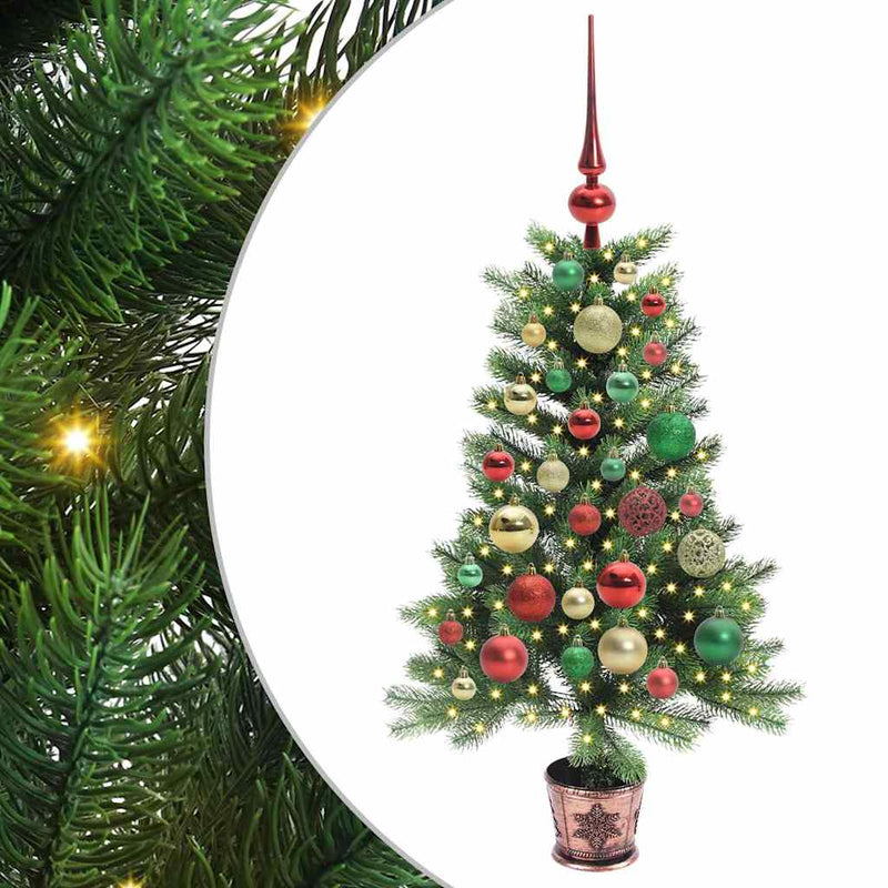 Load image into Gallery viewer, Vidaxl kerstboom met 150 led met standaard groen 90 cm pe