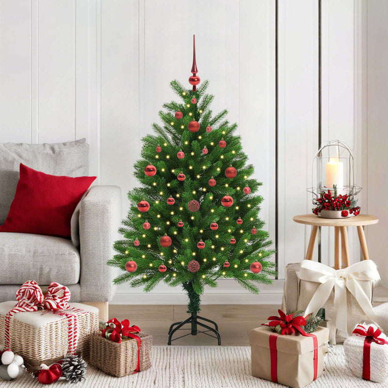 Load image into Gallery viewer, Vidaxl kerstboom met 150 led met standaard groen 120 cm pe