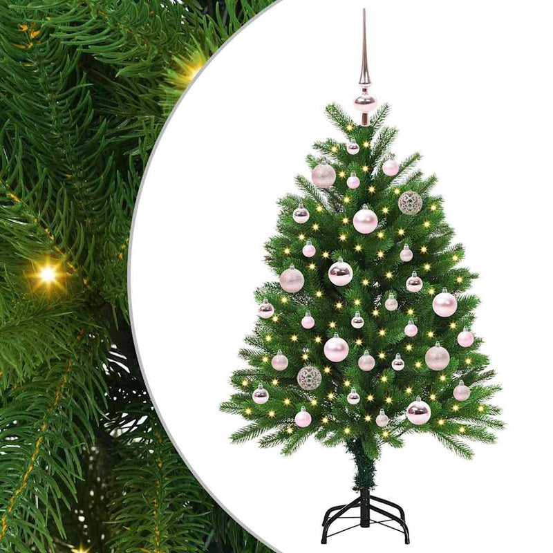 Load image into Gallery viewer, Vidaxl kerstboom met 150 led met standaard groen 120 cm pe