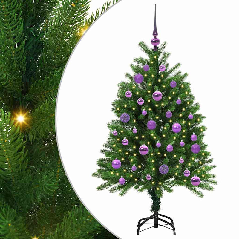 Load image into Gallery viewer, Vidaxl kerstboom met 150 led met standaard groen 120 cm pe