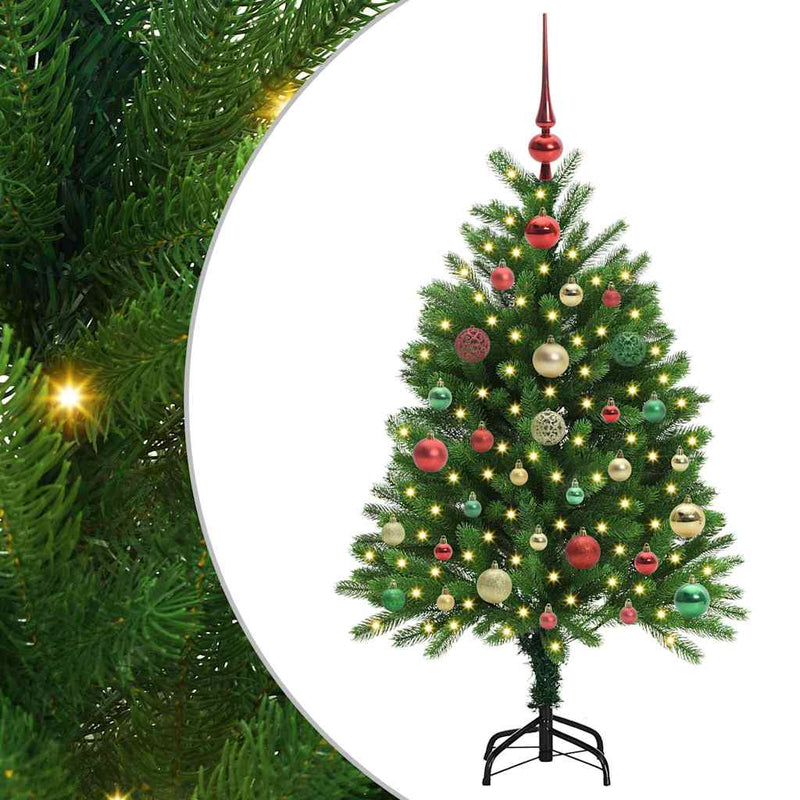 Load image into Gallery viewer, Vidaxl kerstboom met 150 led met standaard groen 120 cm pe