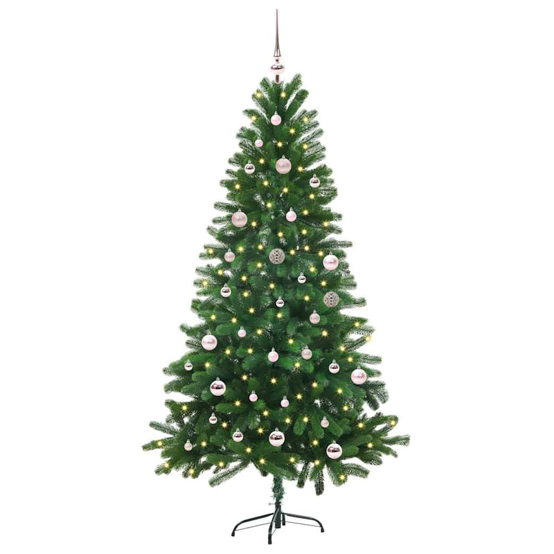 Load image into Gallery viewer, Vidaxl kerstboom met 150 led met standaard groen 150 cm pe