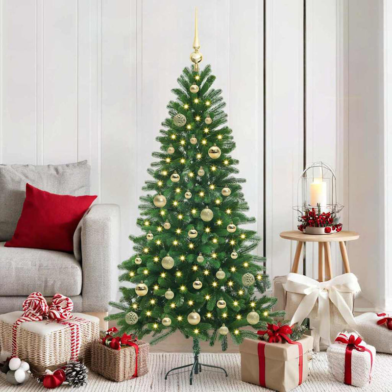 Load image into Gallery viewer, Vidaxl kerstboom met 150 led met standaard groen 150 cm pe
