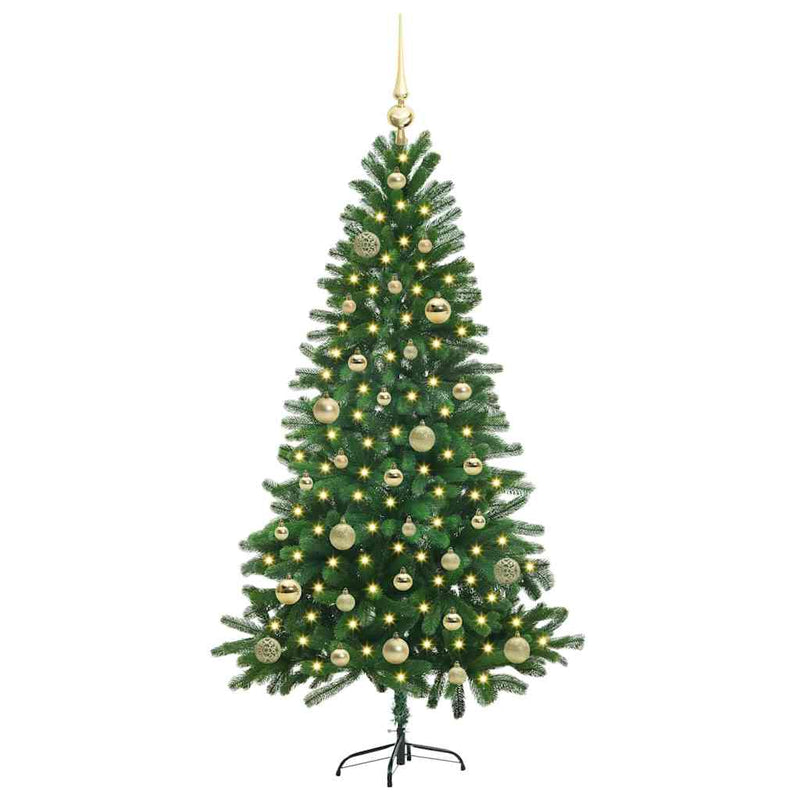 Load image into Gallery viewer, Vidaxl kerstboom met 150 led met standaard groen 150 cm pe