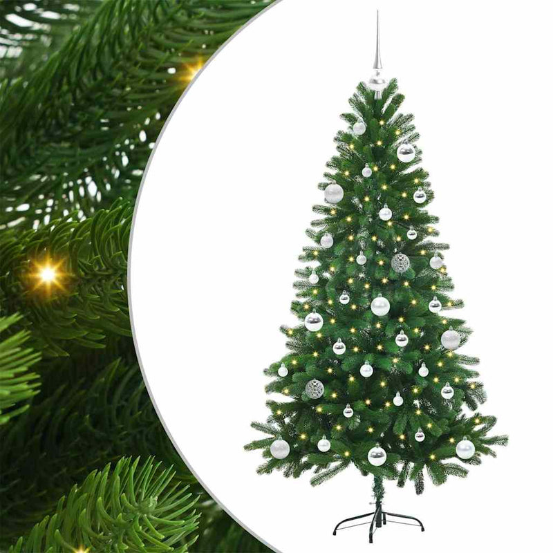 Load image into Gallery viewer, Vidaxl kerstboom met 150 led met standaard groen 150 cm pe