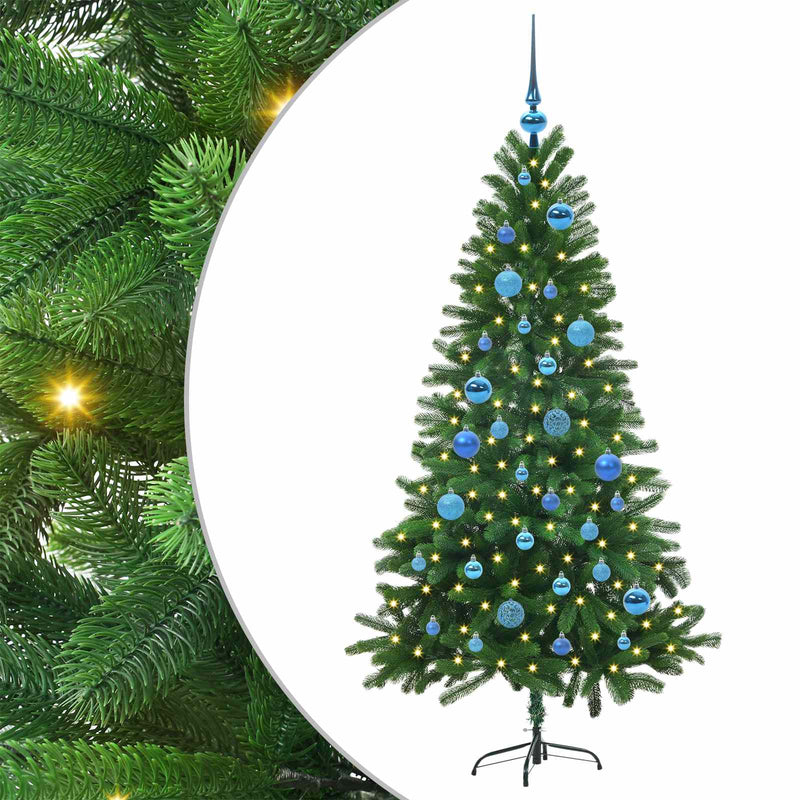 Load image into Gallery viewer, Vidaxl kerstboom met 150 led met standaard groen 150 cm pe