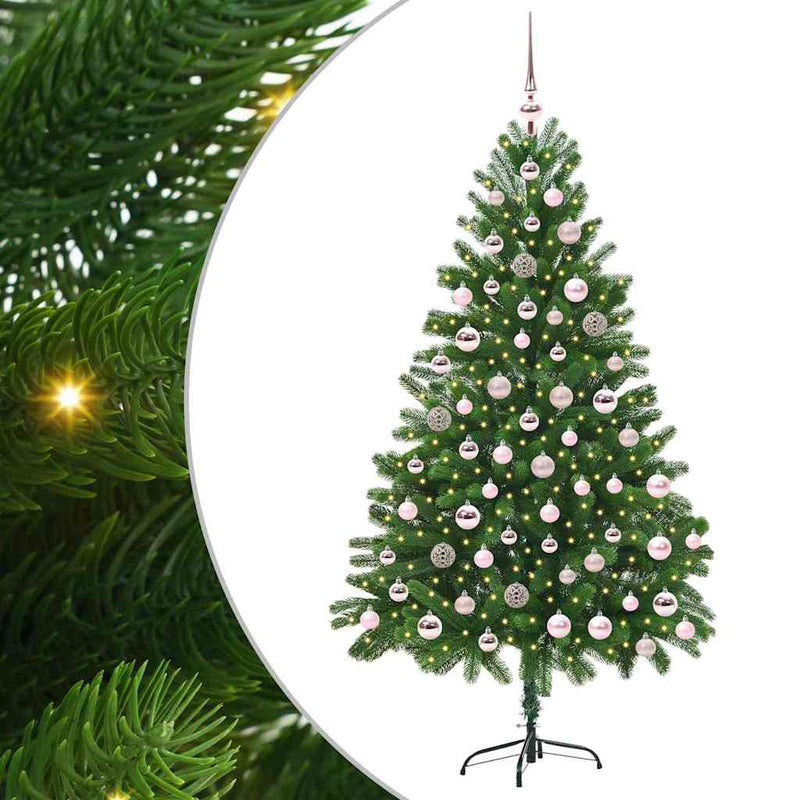 Load image into Gallery viewer, Vidaxl kerstboom met 300 led met standaard groen 180 cm pe
