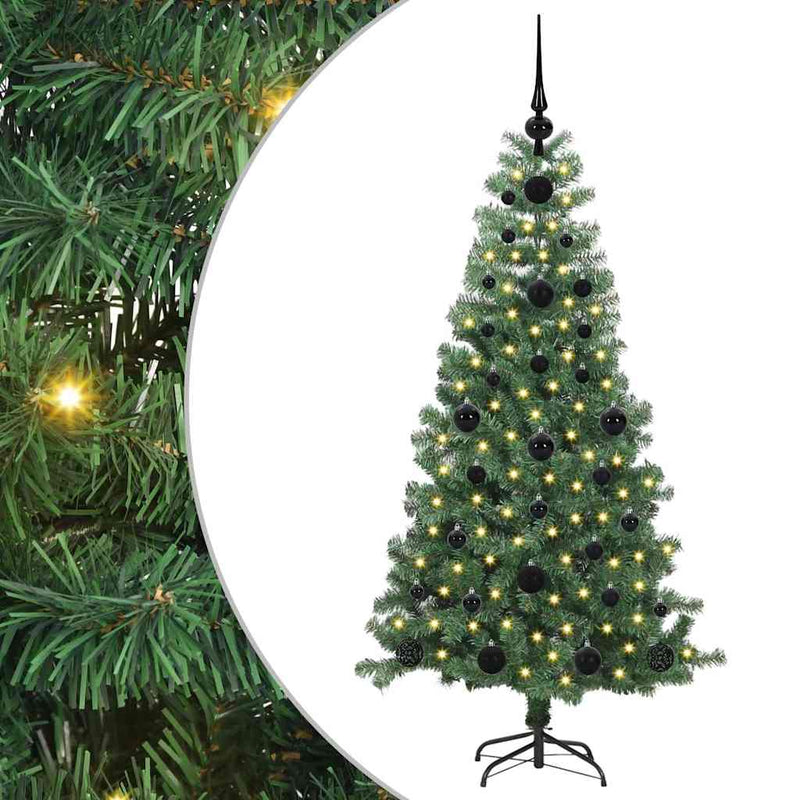 Load image into Gallery viewer, Vidaxl kerstboom met 150 led met standaard groen 120 cm pvc