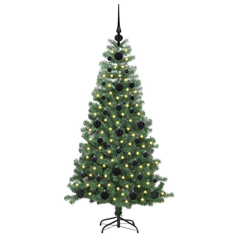 Load image into Gallery viewer, Vidaxl kerstboom met 150 led met standaard groen 120 cm pvc