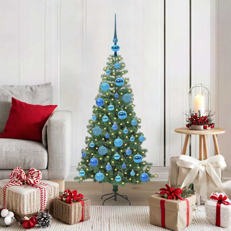 Load image into Gallery viewer, Vidaxl kerstboom met 150 led met standaard groen 120 cm pvc