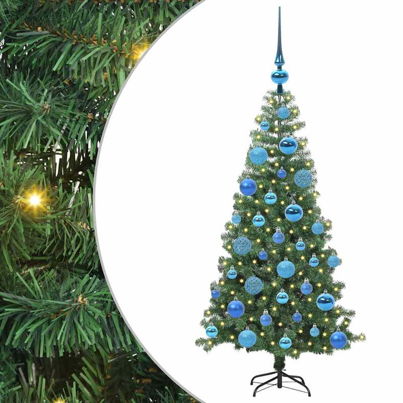 Load image into Gallery viewer, Vidaxl kerstboom met 150 led met standaard groen 120 cm pvc