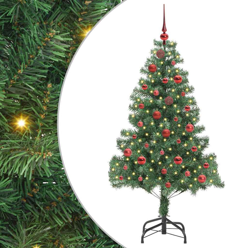 Load image into Gallery viewer, Vidaxl kerstboom met 150 led met standaard groen 150 cm pvc