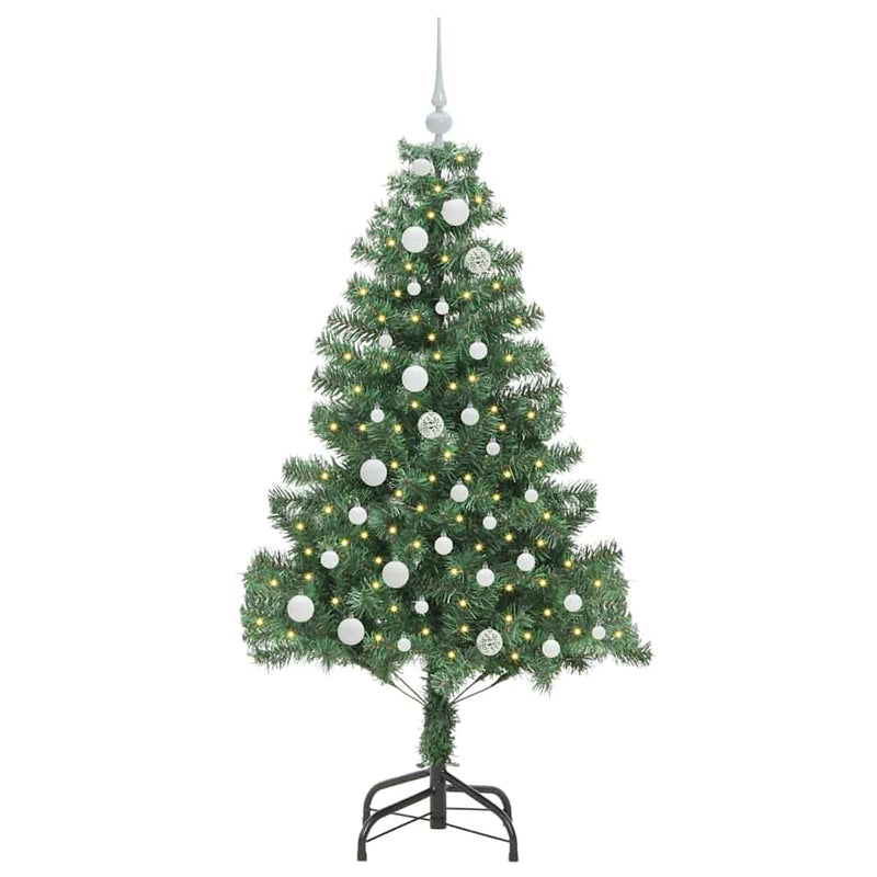 Load image into Gallery viewer, Vidaxl kerstboom met 150 led met standaard groen 150 cm pvc