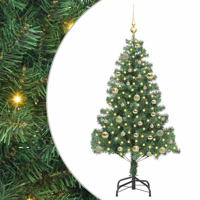 Load image into Gallery viewer, Vidaxl kerstboom met 150 led met standaard groen 150 cm pvc