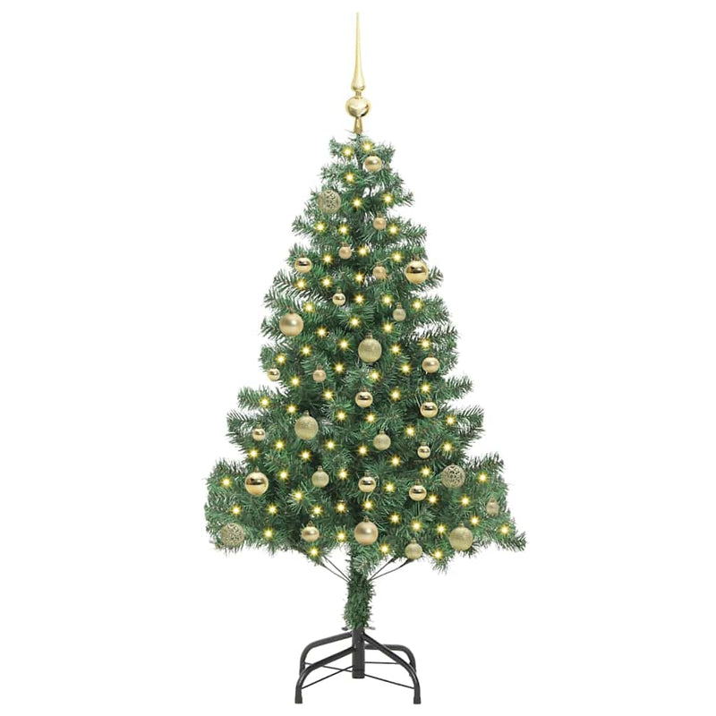 Load image into Gallery viewer, Vidaxl kerstboom met 150 led met standaard groen 150 cm pvc