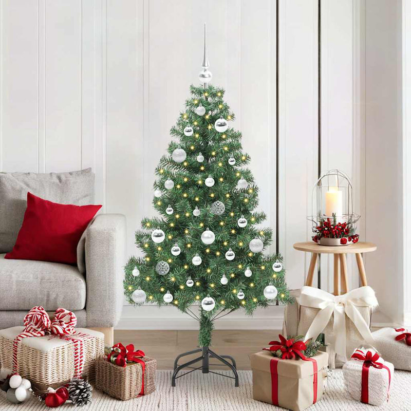 Load image into Gallery viewer, Vidaxl kerstboom met 150 led met standaard groen 150 cm pvc