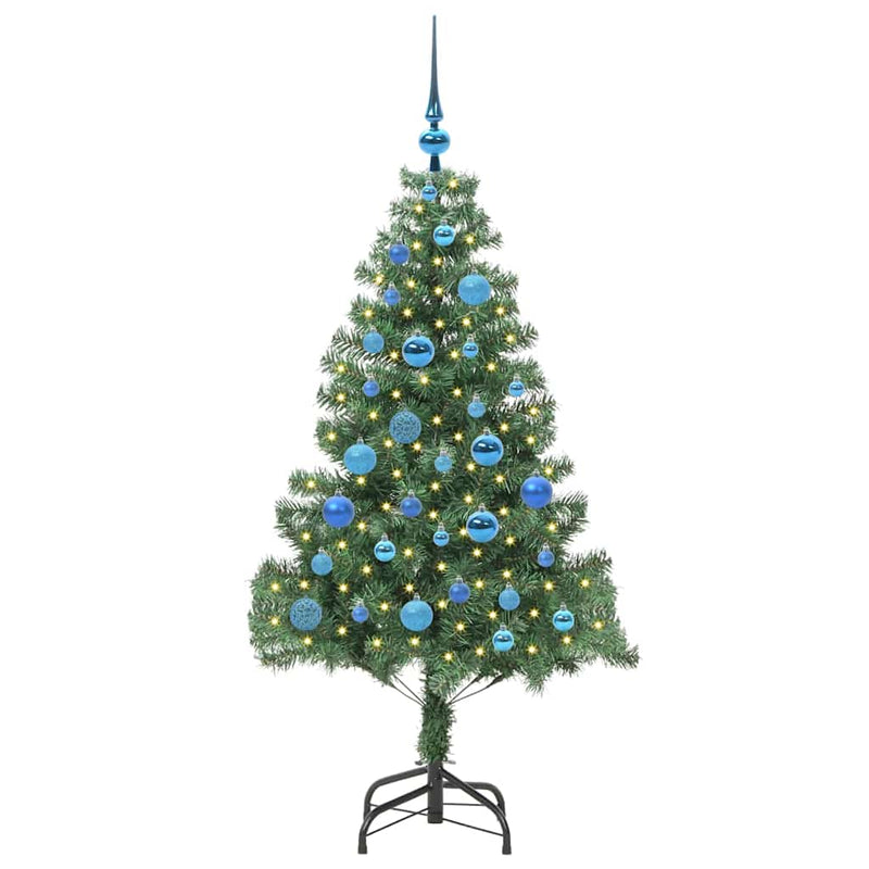 Load image into Gallery viewer, Vidaxl kerstboom met 150 led met standaard groen 150 cm pvc