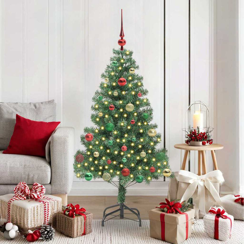Load image into Gallery viewer, Vidaxl kerstboom met 150 led met standaard groen 150 cm pvc