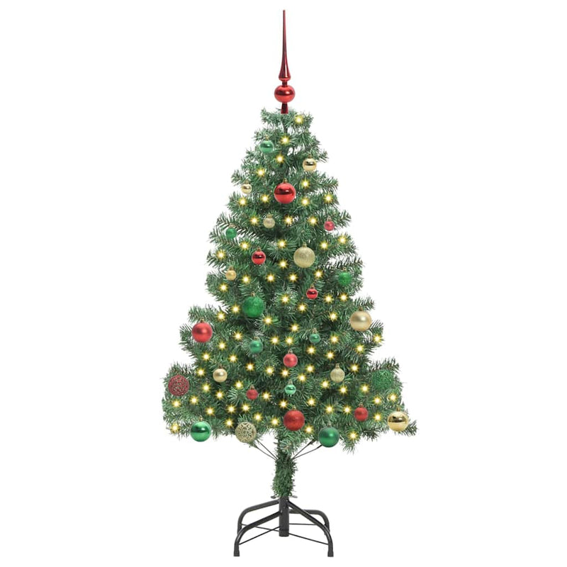 Load image into Gallery viewer, Vidaxl kerstboom met 150 led met standaard groen 150 cm pvc