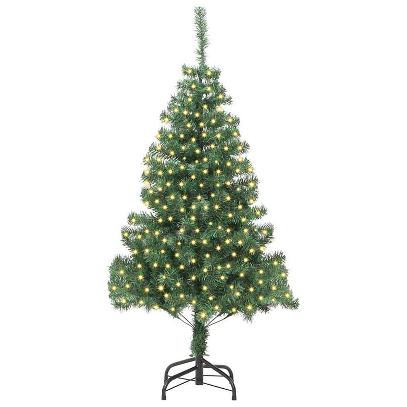 Load image into Gallery viewer, Vidaxl kerstboom met 300 led met standaard groen 180 cm pvc