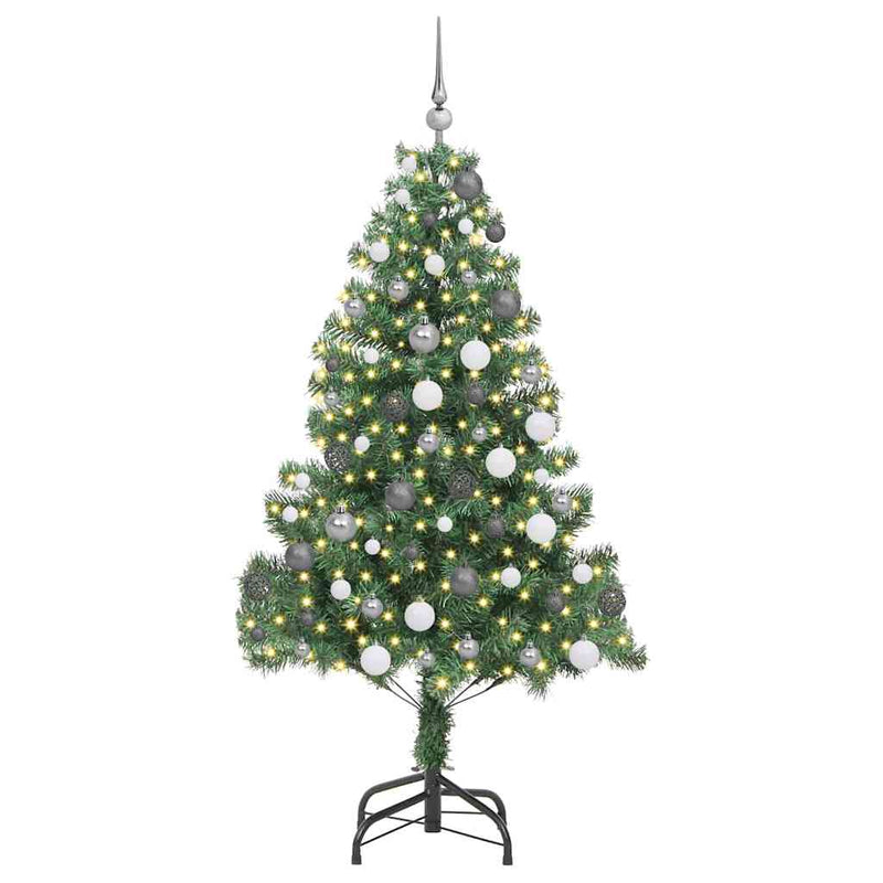 Load image into Gallery viewer, Vidaxl kerstboom met 300 led met standaard groen 180 cm pvc