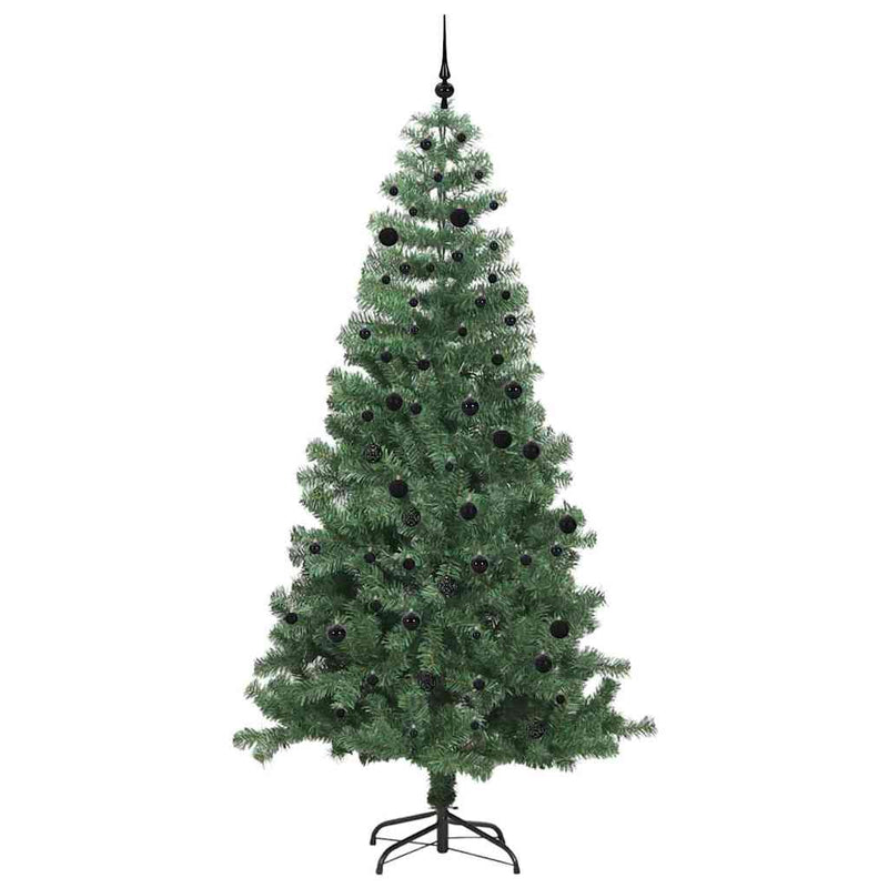 Load image into Gallery viewer, Vidaxl kerstboom met 300 led met standaard groen 240 cm pvc