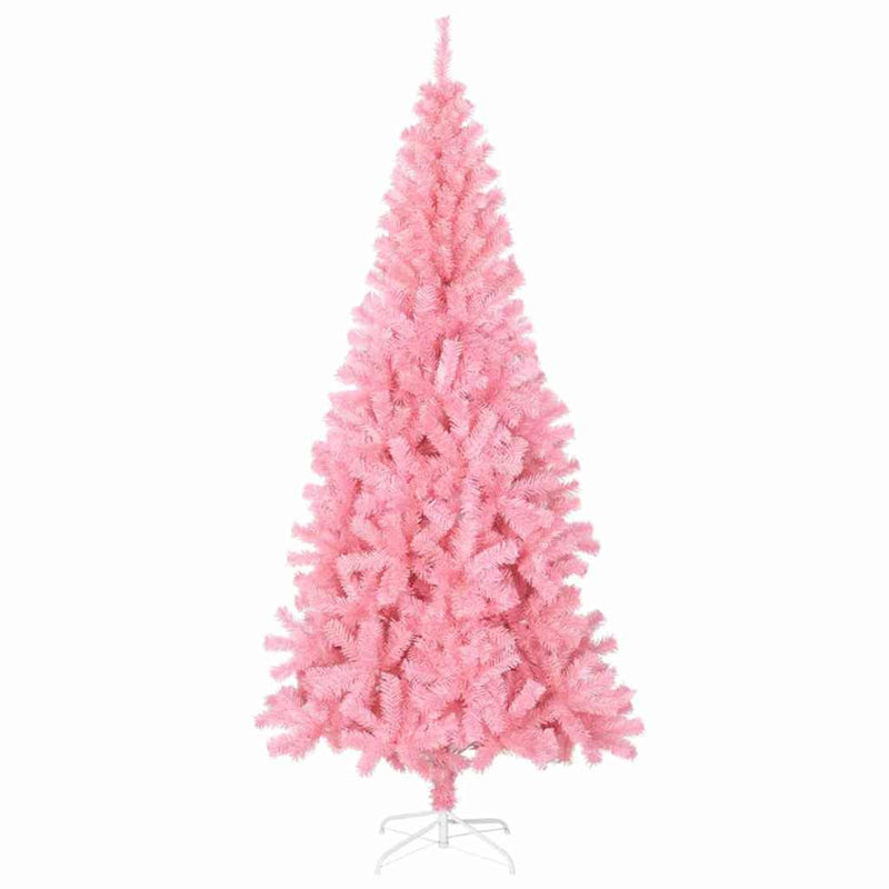 Load image into Gallery viewer, Vidaxl kerstboom met 300 led met standaard roze 180 cm pvc