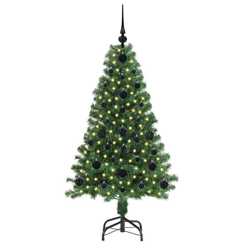 Load image into Gallery viewer, Vidaxl kunstkerstboom groen 120 cm pvc en staal en kunststof