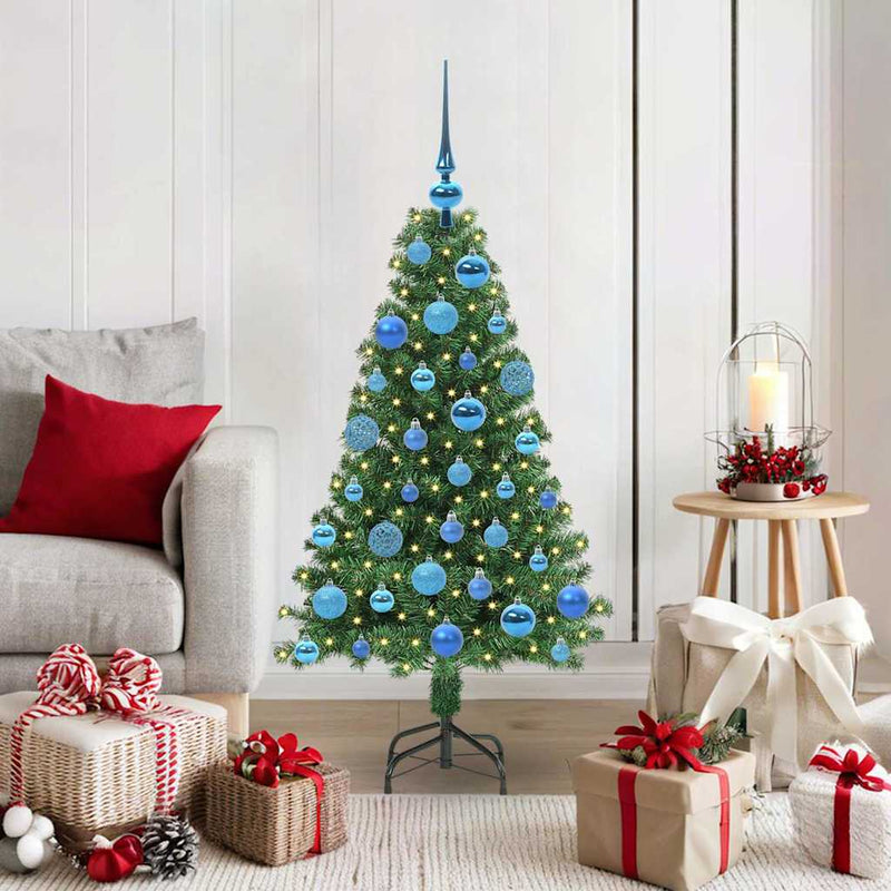 Load image into Gallery viewer, Vidaxl kunstkerstboom groen 120 cm pvc en staal en kunststof