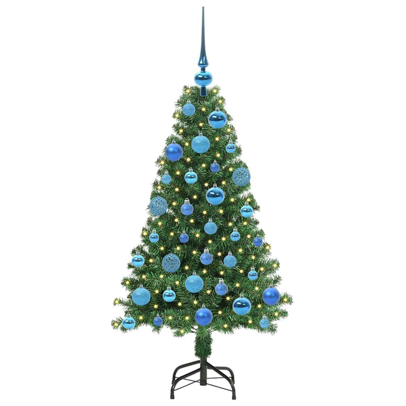 Load image into Gallery viewer, Vidaxl kunstkerstboom groen 120 cm pvc en staal en kunststof