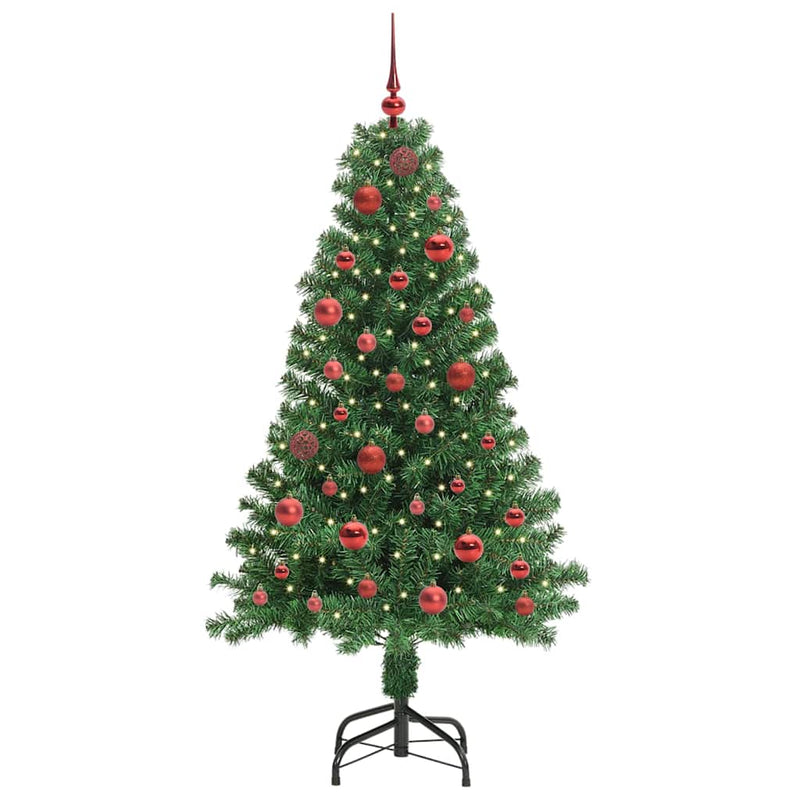 Load image into Gallery viewer, Vidaxl kunstkerstboom groen 150 cm pvc en staal en kunststof