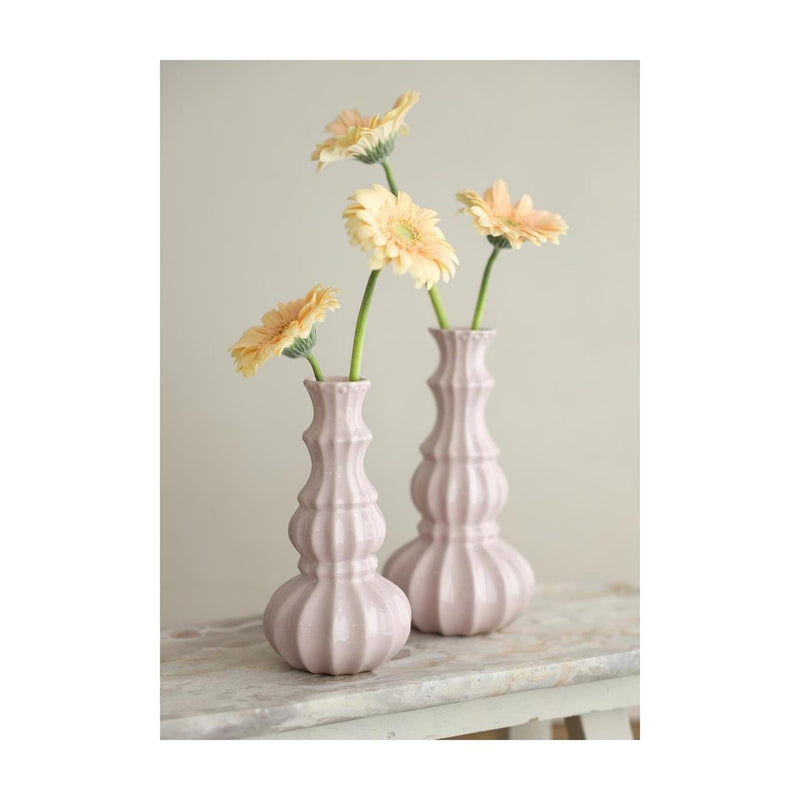 Load image into Gallery viewer, Ideas 4 seasons vaas delphi ã˜9xh16,9cm zachtroze