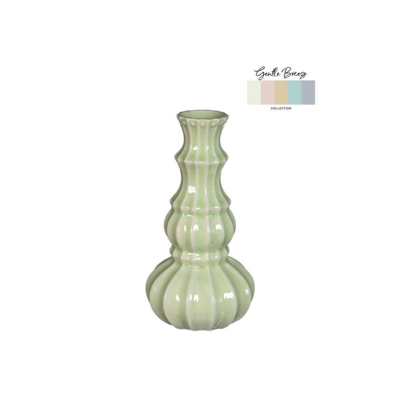 Load image into Gallery viewer, Ideas 4 seasons vaas delphi ã˜9xh16,9cm linde groen