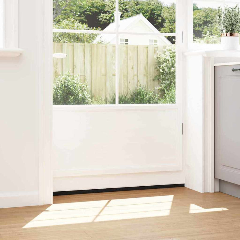 Load image into Gallery viewer, Vidaxl schroefbare deurborstelafsluitingen 12 pcs wit 100 cm