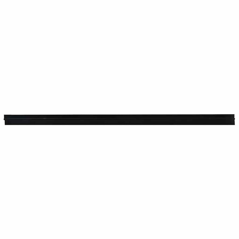 Load image into Gallery viewer, Vidaxl zelfklevende deurborstels 6 pcs zwart 100 cm aluminium legering