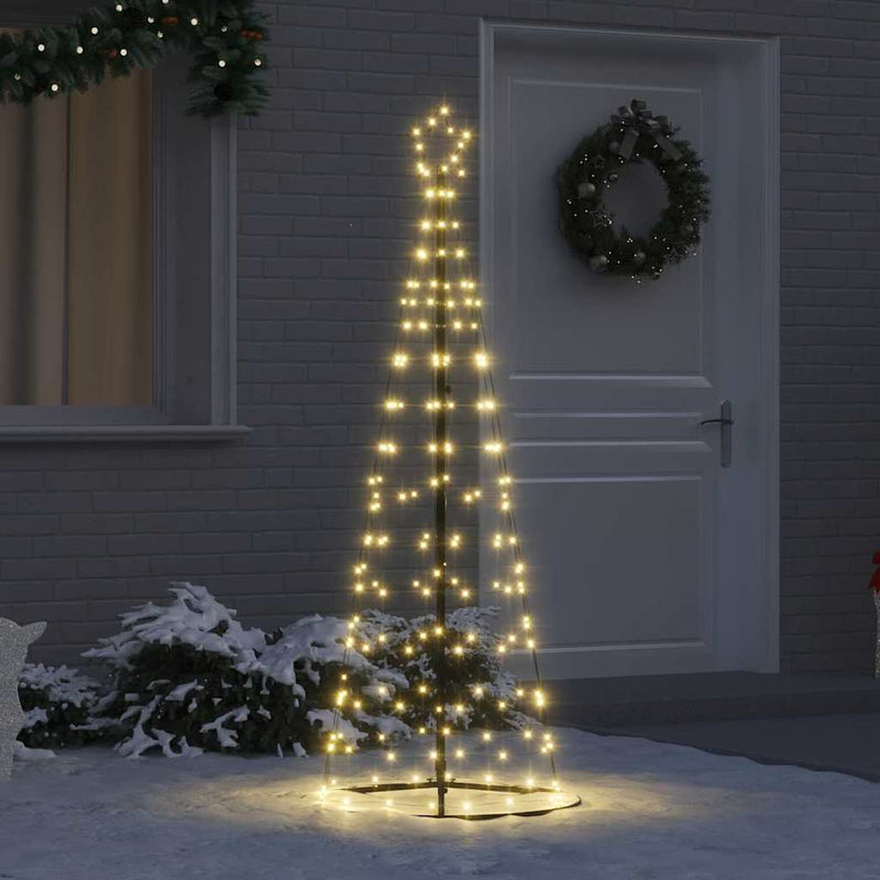 Load image into Gallery viewer, Vidaxl led kerstboom met 390 led met grondpennen warmwit 250 cm ijzer