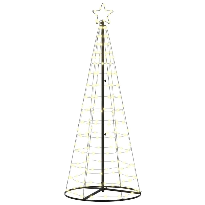 Load image into Gallery viewer, Vidaxl led kerstboom met 390 led met grondpennen warmwit 250 cm ijzer