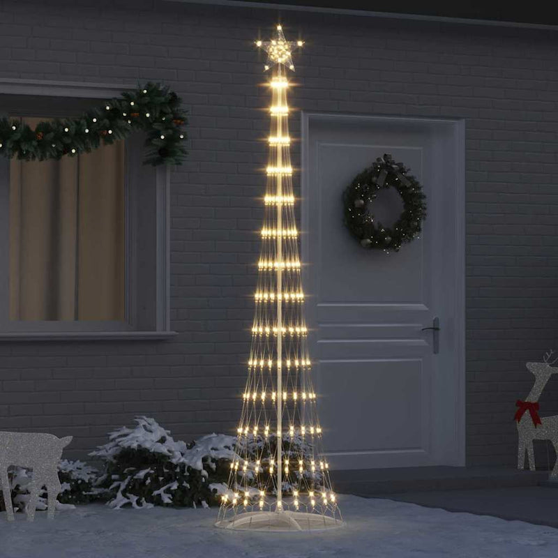 Load image into Gallery viewer, Vidaxl led kerstboom met 290 led warmwit 70 x 70 x 250 cm metaal
