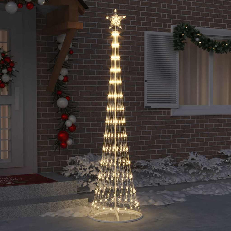Load image into Gallery viewer, Vidaxl led kerstboom met 290 led warmwit 70 x 70 x 250 cm metaal