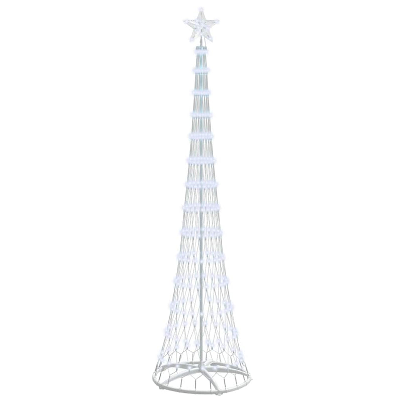 Load image into Gallery viewer, Vidaxl led kerstboom met 290 led koudwit 70 x 70 x 250 cm metaal